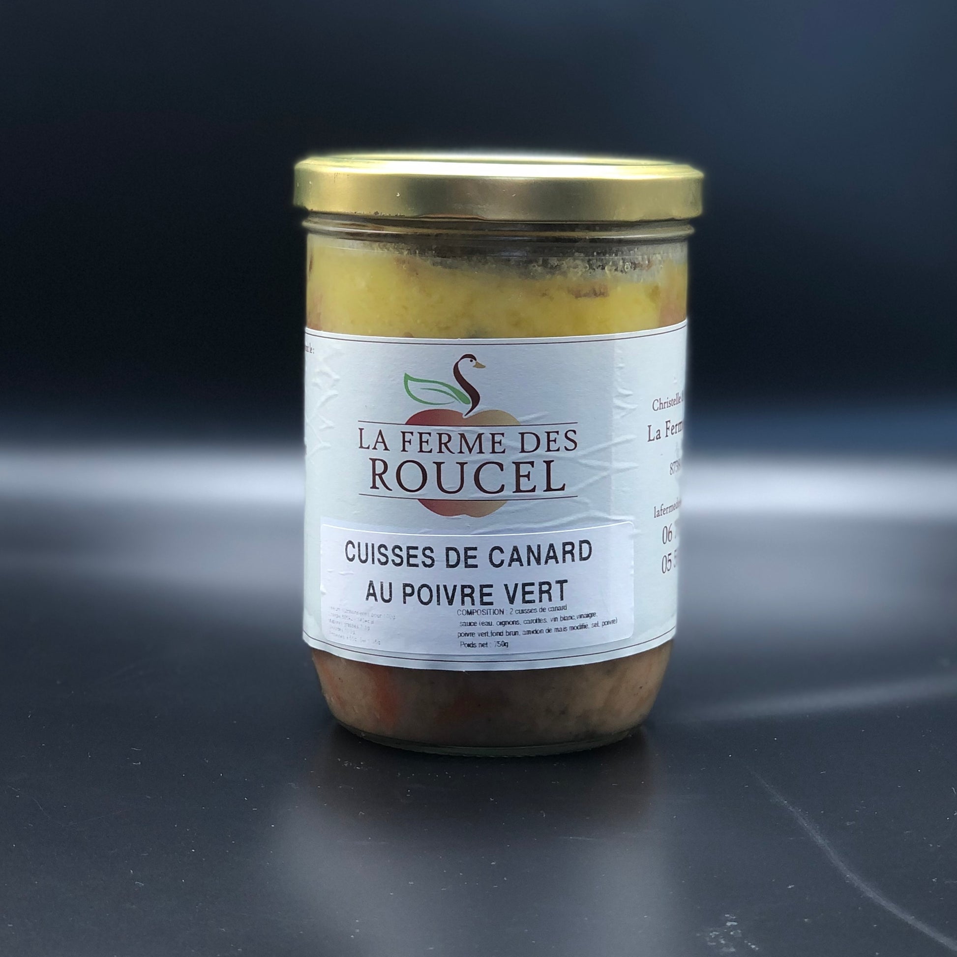 cuisses de canard au poivre vert