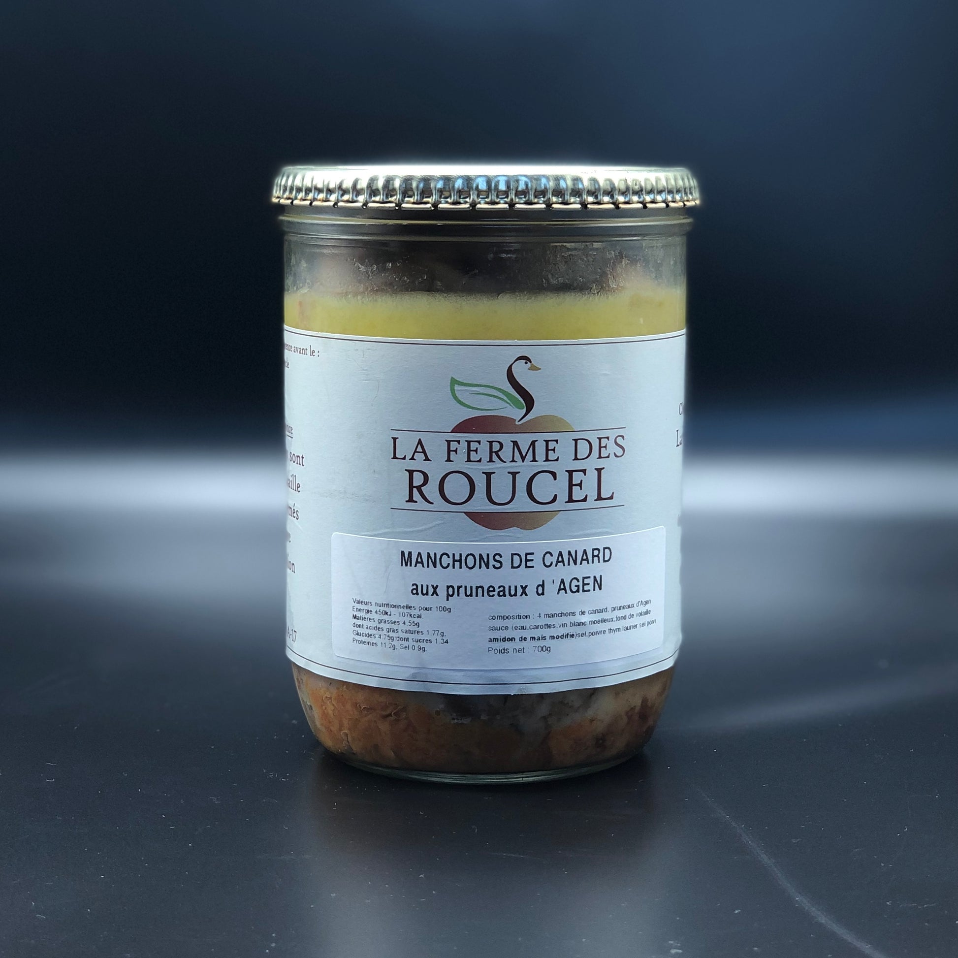 manchons de canard aux pruneaux