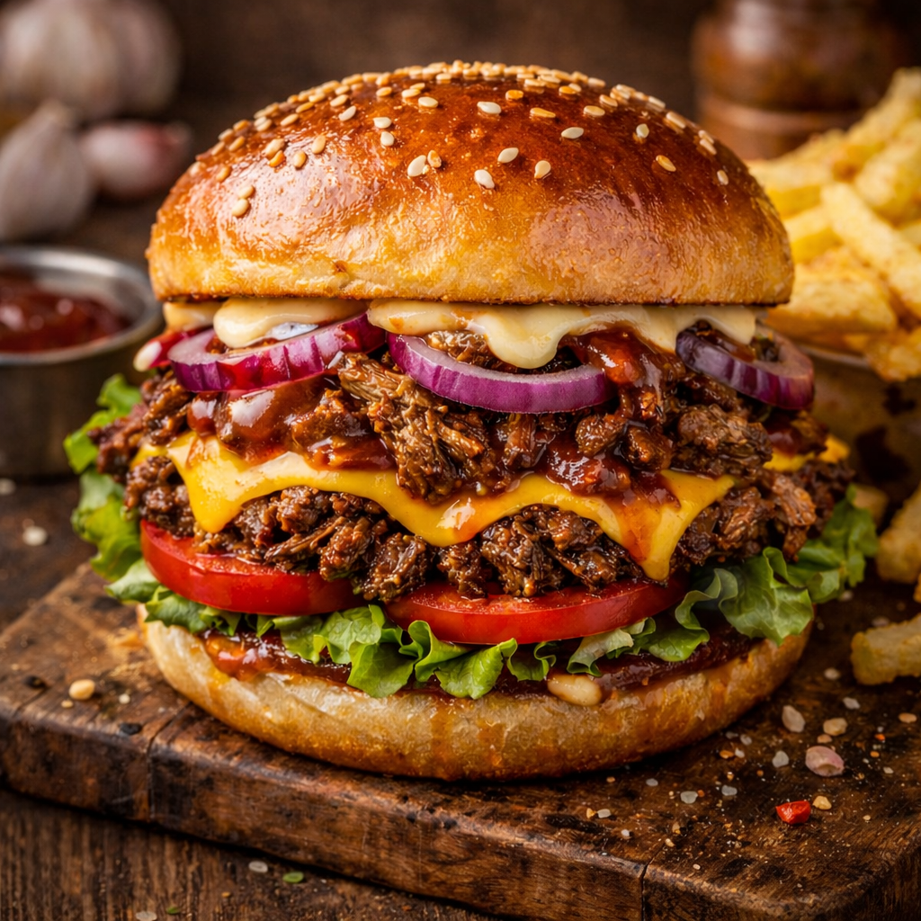 Recette de burger de bœuf original