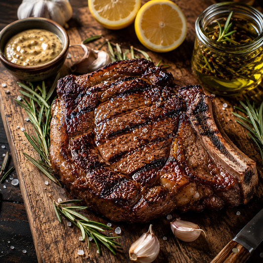 Côte de boeuf marinée