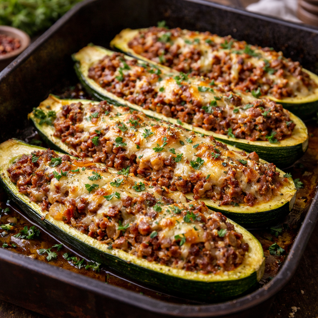 Courgette farcie