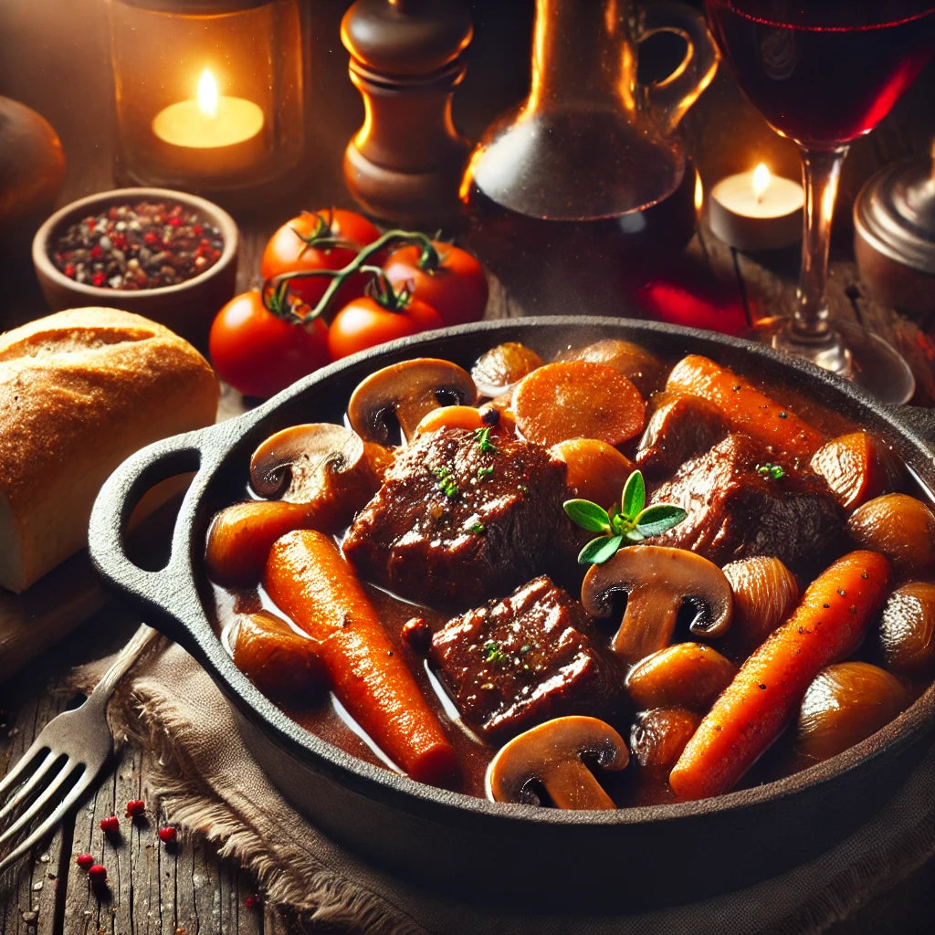 Photo bœuf bourguignon 