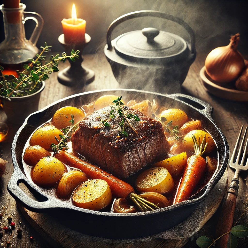 Recette paleron cocotte en fonte