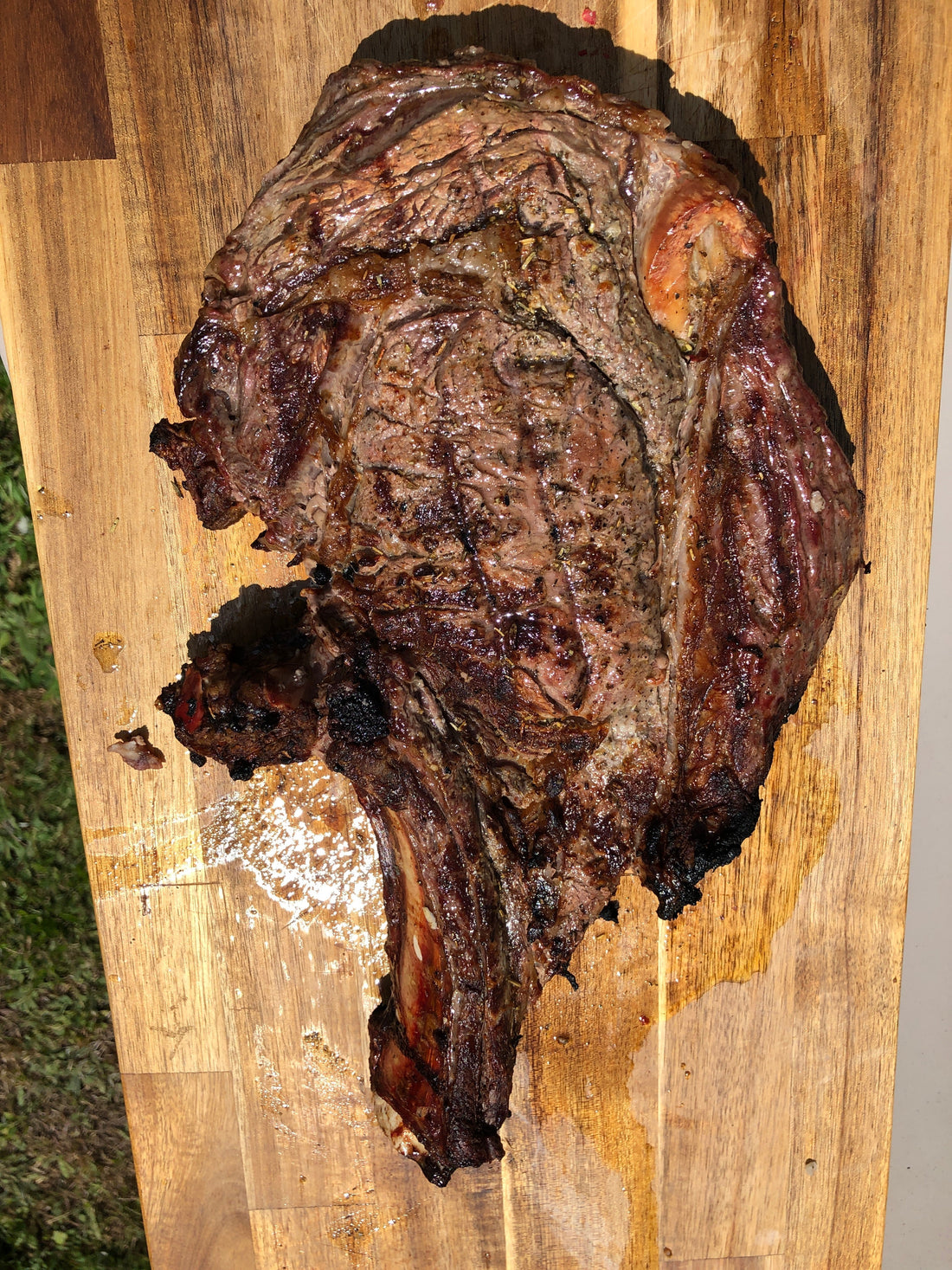 Cote de bœuf au barbecue