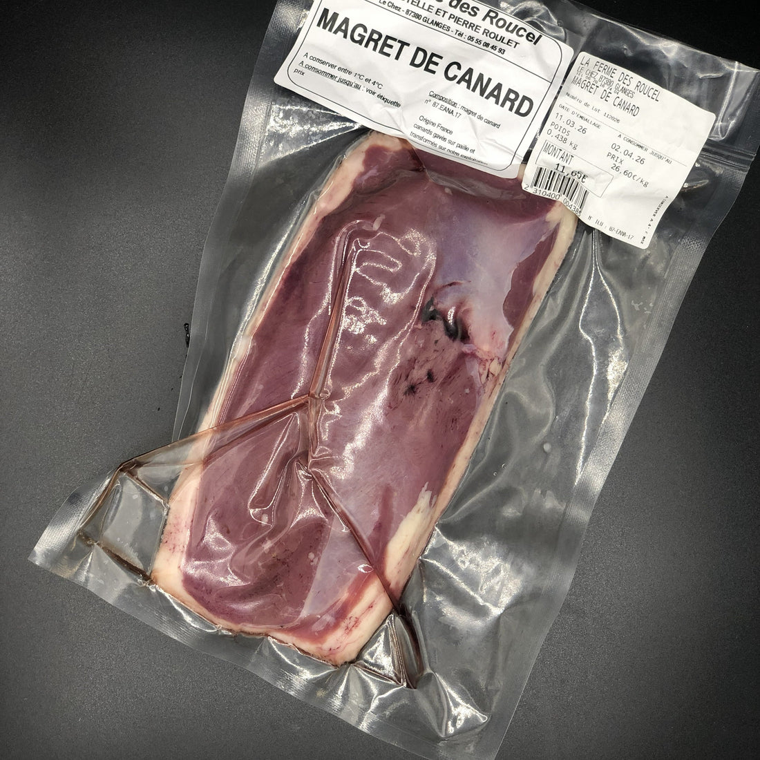 Magret sous vide