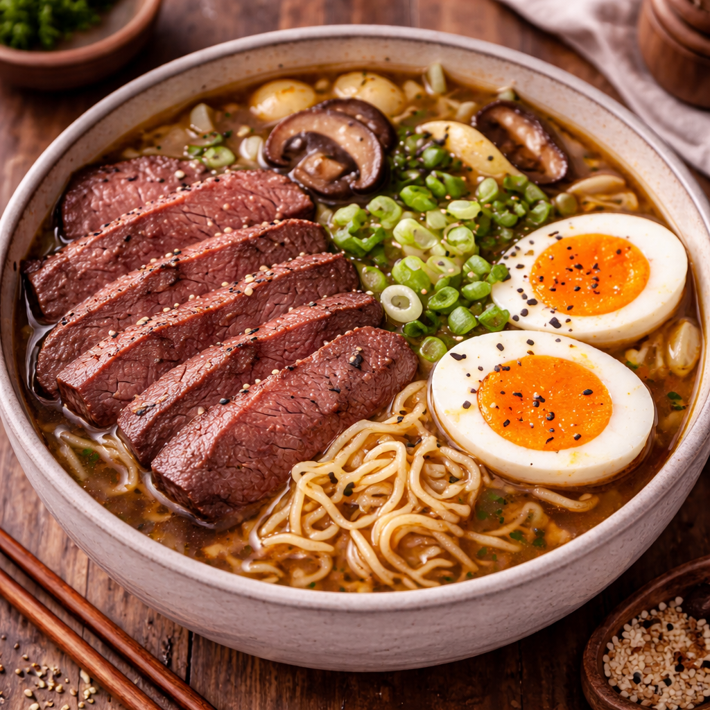 recette ramen boeuf facile