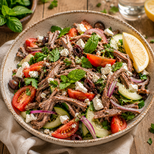 Salade de viande d'agneau