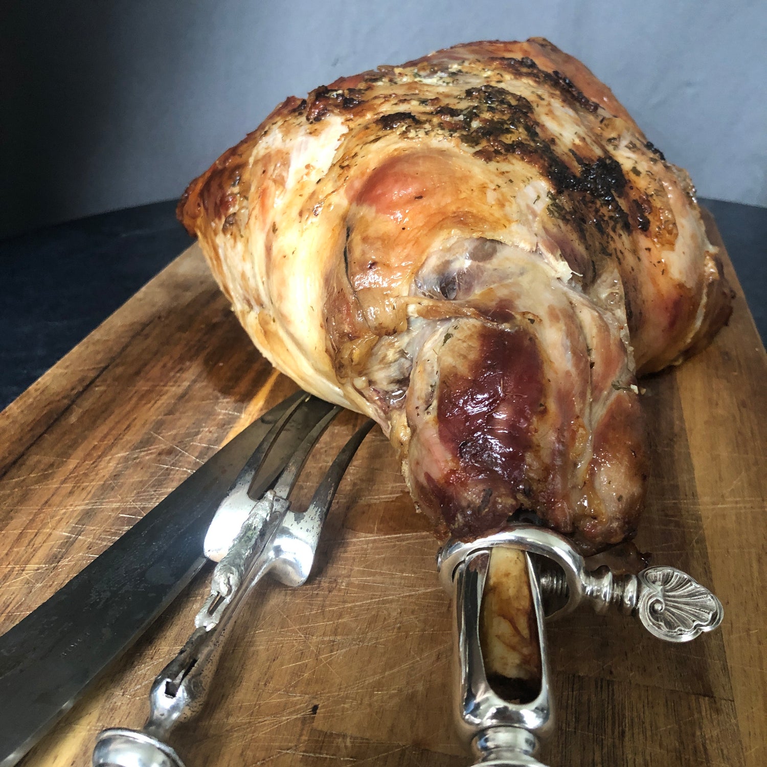 Gigot d'agneau cuisiné